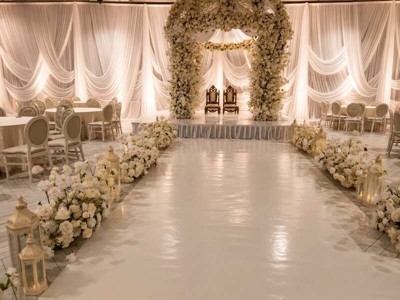 Ceremony Stage & Aisle — Canadian Wall to Wall Draping